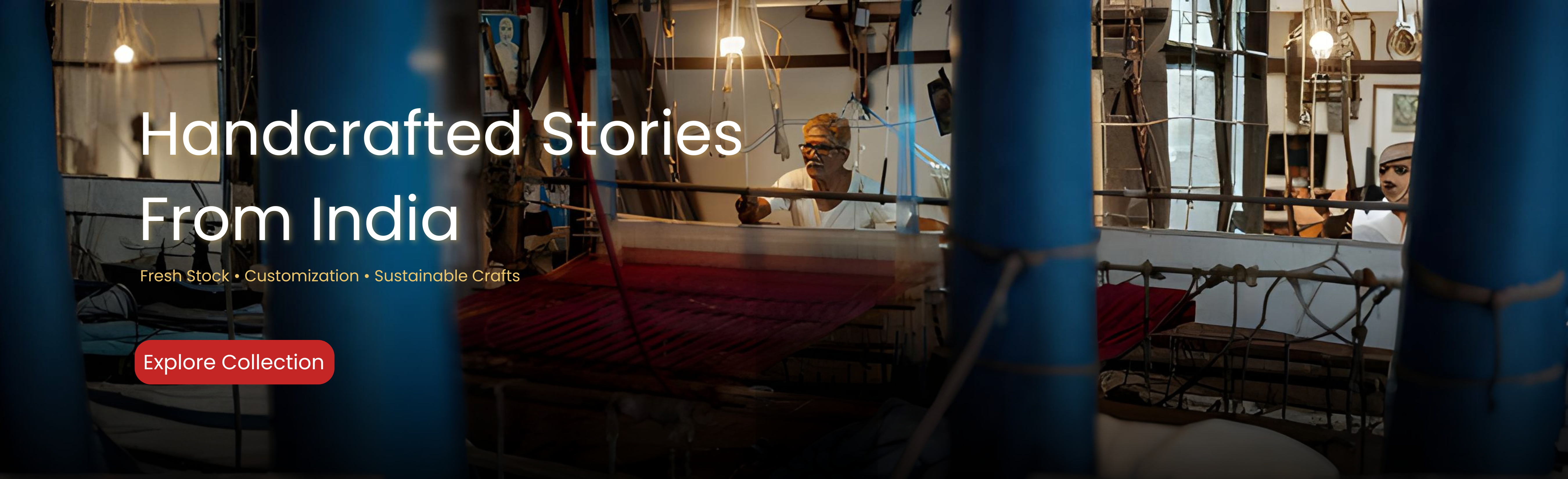 Weave Hand Handcrafted Banner